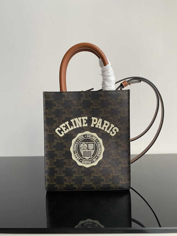 Replica Celine New Cabas Triomphe Black Shoulder Crossbody Bag